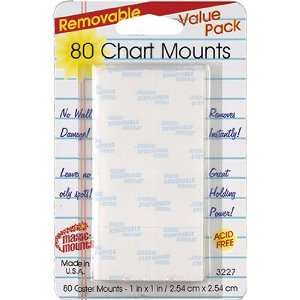   Pack MILLER STUDIO WALL MOUNTING TABS 80 CHART TABS 