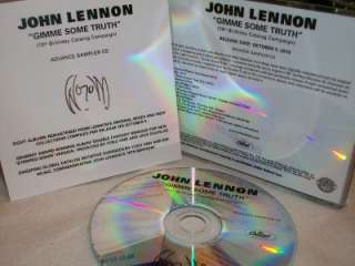 BEATLES / John Lennon 70th B day Catalog Campaign Gimme Some Truth 