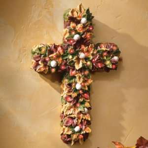  Autumn Leaves Fall Wall Cross By Collections Etc