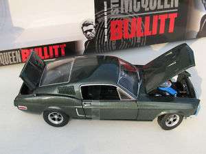 STEVE McQUEEN BULLITT 1968 FORD MUSTANG GT FASTBACK 118 Scale  