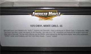 ertl collectibles 1970 chevy monte carlo chase