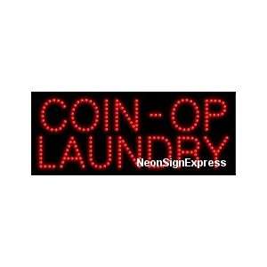  Coin Op Laundry LED Sign 