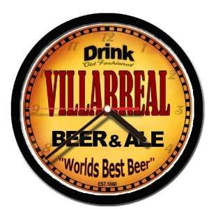  VILLARREAL beer and ale cerveza wall clock Everything 