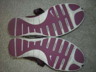 NIKE Free Mary Jane SI Sneakers Yoga Shoes Womens Sz 6 Plum  