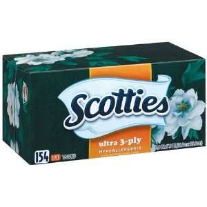 Scotties Facial Tissue Hypoallergenic Ultra Unscented White 3 Ply   24 
