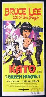 THE GREEN HORNET 1974 Bruce Lee daybill Movie Poster  