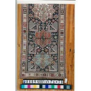  3x7 Hand Knotted Shirvan Caucasian Rug   38x76