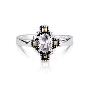  Marcasite Chantico CZ Ring Jewelry