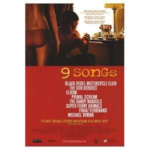  9 Songs Original Movie Poster, 27 x 40 (2005)