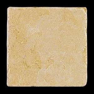  Tumbled Jerusalem Gold 4x4 Limestone Tile