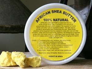   Natural Organic RAW UNREFINED SHEA BUTTER 16oz or 1 pound NEW  
