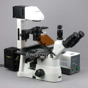  40X 900X Phase Contrast Fluorescence Inverted Microscope 