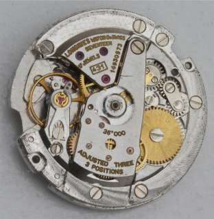   Longines watch 431 automatic movement for parts or repair  