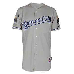 Kansas City Royals Jersey Road Grey Authentic Cool Baseâ„¢ Jersey 