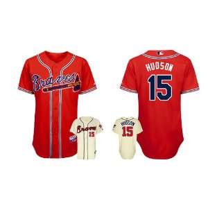  Atlanta Braves Authentic MLB Jerseys #15 Tim Hudson RED 