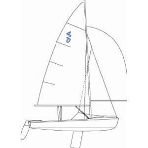  Laser Performance C420 Sail, 420, jib 