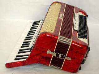 Excellent German Piano Accordion Weltmeister 120 bass with case 