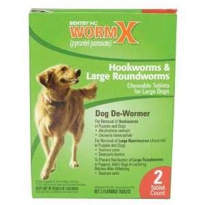  WormX Dog Wormer for Large Dogs   2 pack