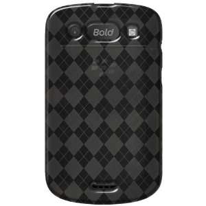 Luxe Argyle High Gloss TPU Soft Gel Skin Case for BlackBerry Bold 9900 