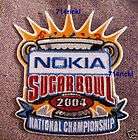 2004 BCS Sugar Bowl Championship Patch LSU Oklahoma