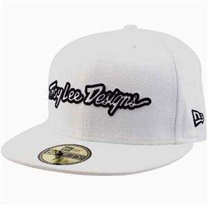  Troy Lee Designs Classic Signature Hat   7 1/8 /White 
