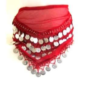 Belly Dancing Scarf, Red 