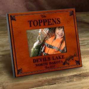   Personalized Cabin Series Walleye Picture Frame 