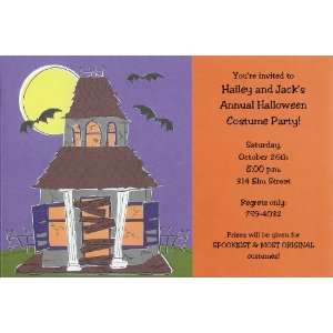  Haunted House Flip Out Invitations