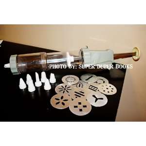   and Cake Decorating Hand Held Tool Dispenser with attachment pieces