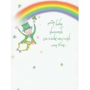 St Patricks Day Card A Lucky Shamrock Can Make Any Wish Come True