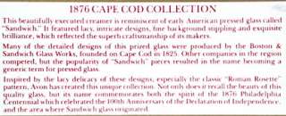 RUBY RED AVON 1876 Cape Cod SUGAR BOWL+CREAMER Mint IB  