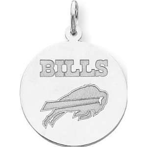 Sterling Silver NFL Buffalo Bills Logo Charm  Sports 