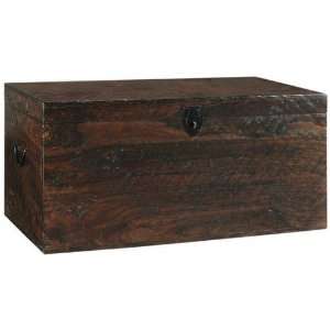  Maldives Trunk   18.5hx38w, Brown Wood