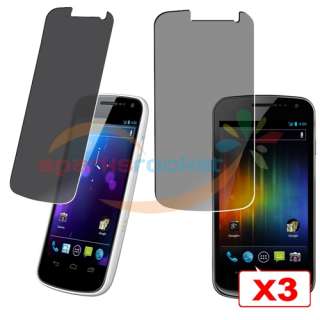 3x Privacy Screen Protector Shield For Samsung Galaxy Nexus i9250 