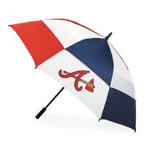 Atlanta Braves MLB Premium Vented Canopy Golf Umbrella by totes   Navy 