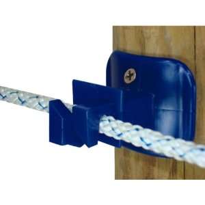   Electric Fence Insulator for Wood Post   Blue
