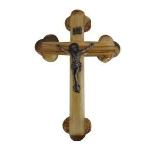  Olive Wood Cross with Crucifix 