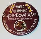   Washington Redskins 1982 Super Bowl XVII Champions Zipper Pouch  