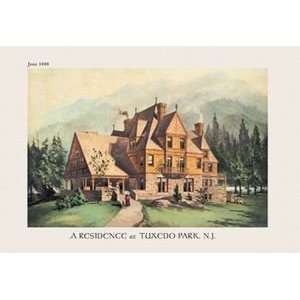  Residence at Tuxedo Park, New Jersey   Paper Poster (18.75 