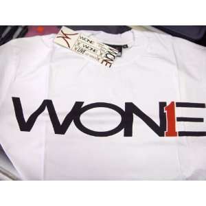  Wone Concepts Tee (White with Black Writing), White with 