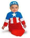 Product Image. Title Captain America Bunting Infant Costume Size 0 6 