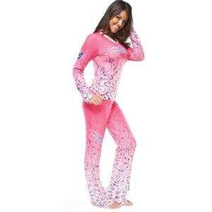    Thor Motocross Womens Crest Long Pajamas   Medium/Pink Automotive