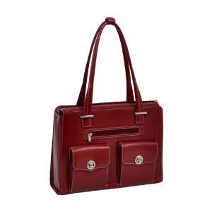   Verona Checkpoint Friendly 15.4 Womens Laptop Bag Red 