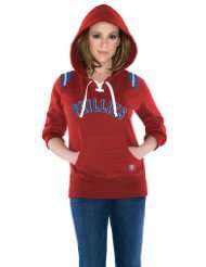 Philadelphia Phillies Womens Laced Up Fleece Hooded Sweatshirt   by 