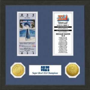  Indianapolis Colts SB Championship Ticket Collection 