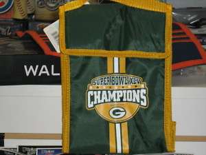 Green Bay Packers Super Bowl XLV Velcro Luch Bag  