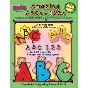  Amazing ABCs and 123s Creative Alphabet & Number Clip Art 