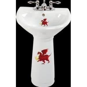   China, Fire Dragon Lil Tykes Childs Pedestal Sink