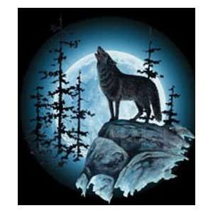  T shirts Animals Wildlife Wolf Moon L 