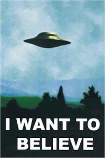 TV POSTER ~ THE X FILES MULDER OFFICE I WANT TO BELIEVE  